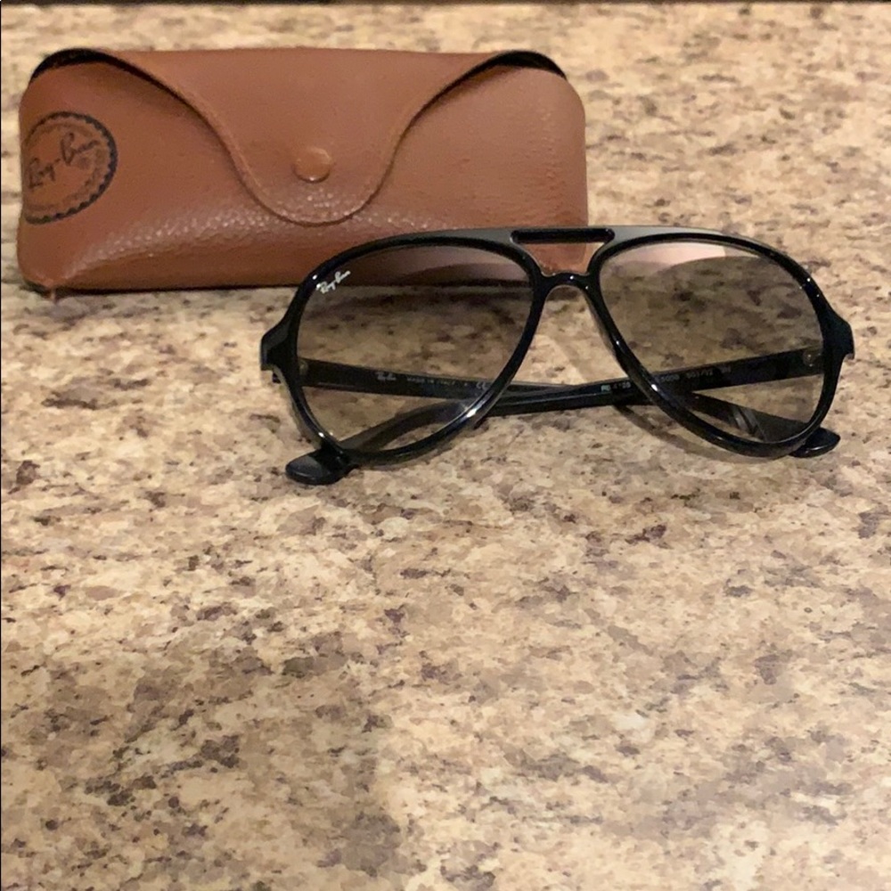 Ray-Ban plastic aviators